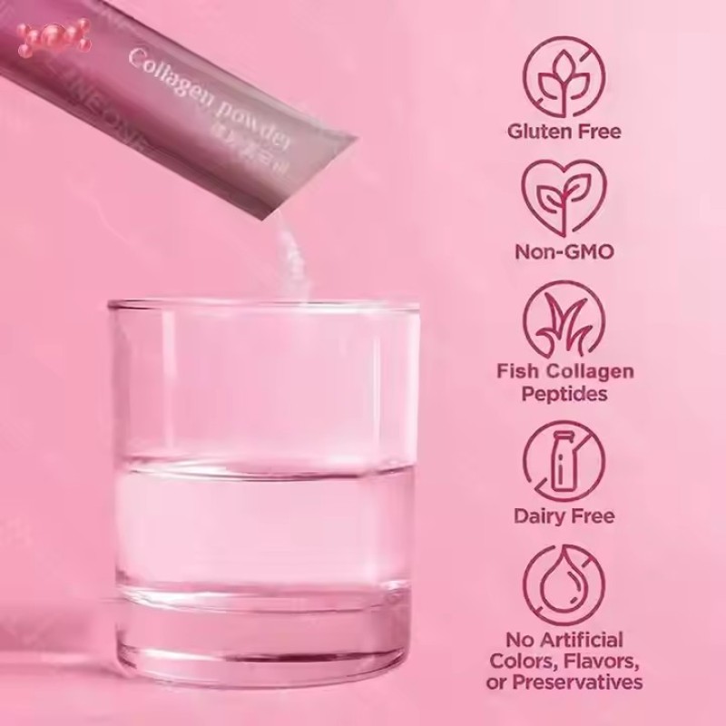 Collagen Powder Skin Care Pure Beauty Collagen Powder Drink Water Soluble Collagen Supplements for Women