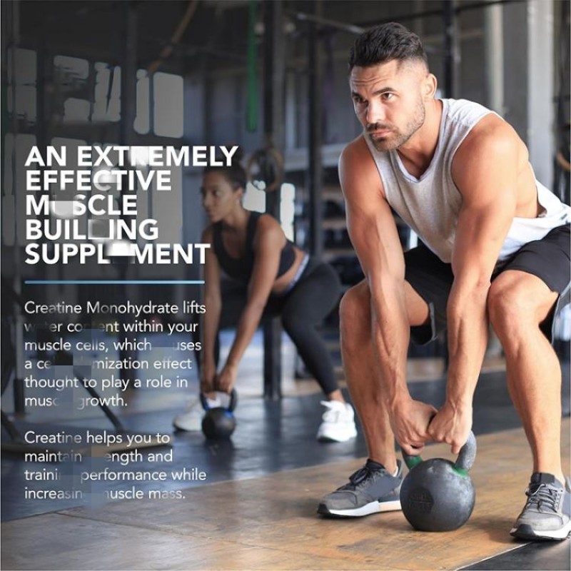 OEM Creatine Monohydrate Gummies for Muscle Enhancement and Energy Boost with Original Flavor Candy Supplement