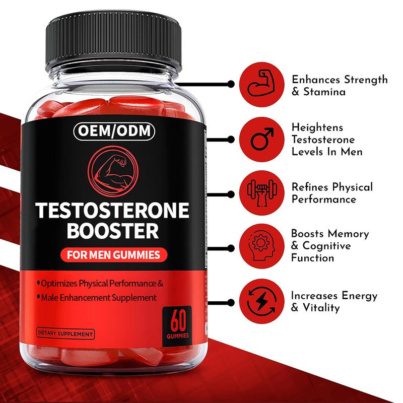 Booster Gummies with Maca & Ashwagandha - Supports Energy & Muscle Performance