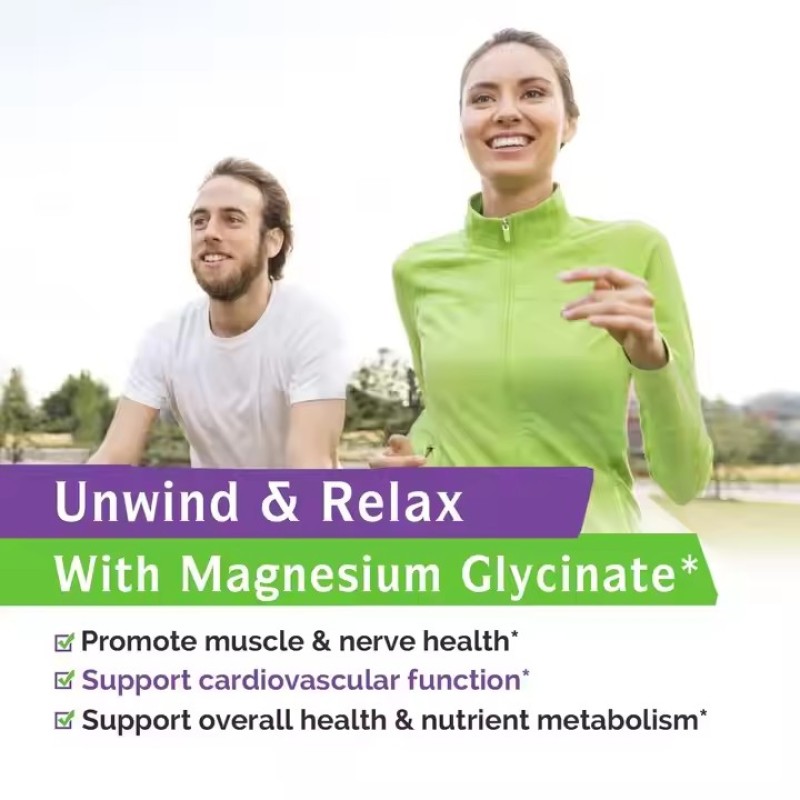 Magnesium Glycinate Capsules Health Sleep Muscle Recovery Magnesium Magnesium L-threonate Capsules Sleep Supplement
