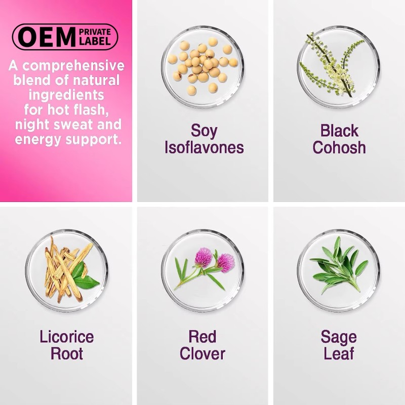 Natural Dong Quai Root Menopause Capsules: Hormone Balance, Hot Flash Relief & Mood Support Supplement for Menopausal Women