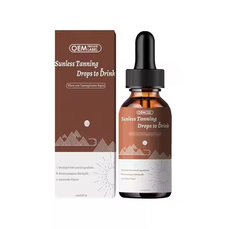 Factory Natural Skin Enhancing Oral Liquid Powder Drink Drops Sunless Tanning for Adults Not for Pregnant Women