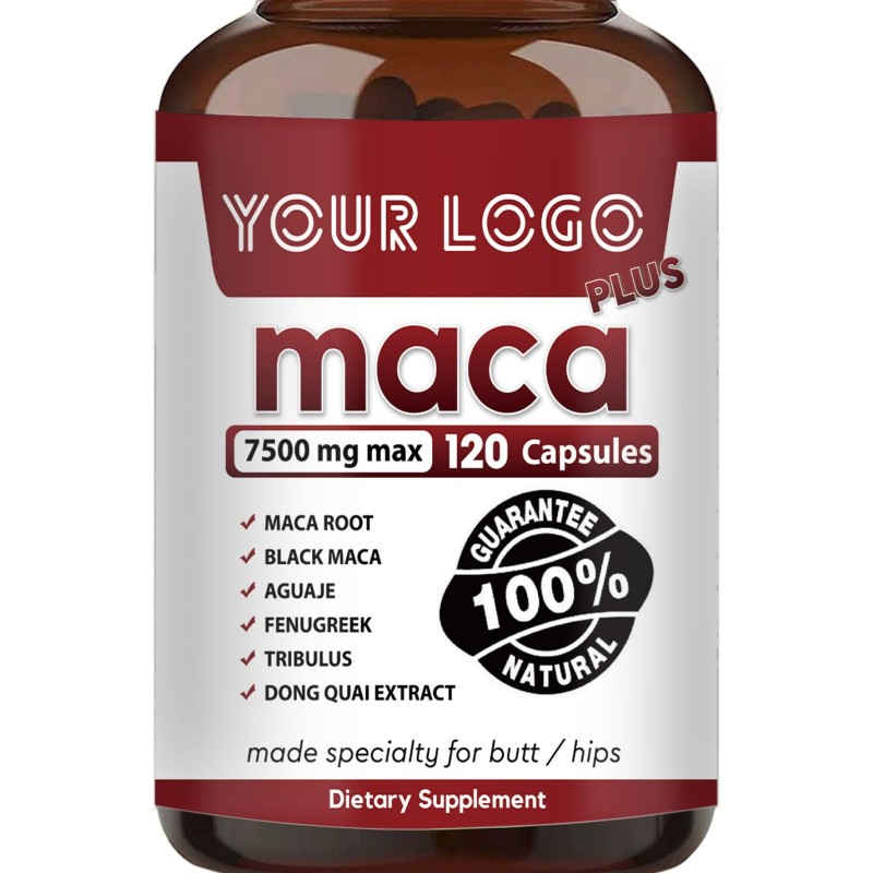 Maca Plus Curves Extreme Supplements Maca , Butt & Hips Enhancement, Boosts Energy & Muscle Tone