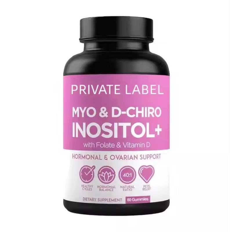 Fertility Myo Supplements Hormone Balance Myo-inositol Prenatal Vitamins for Women D-chiro Inositol Gummy Candy
