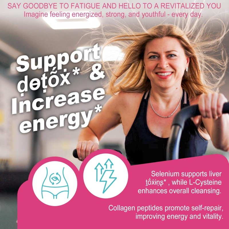 Glutathione Gummies with Vitamin C & Selenium - Ultimate Absorption Antioxidant Supplement for Anti-Aging and L-Cysteine Boost