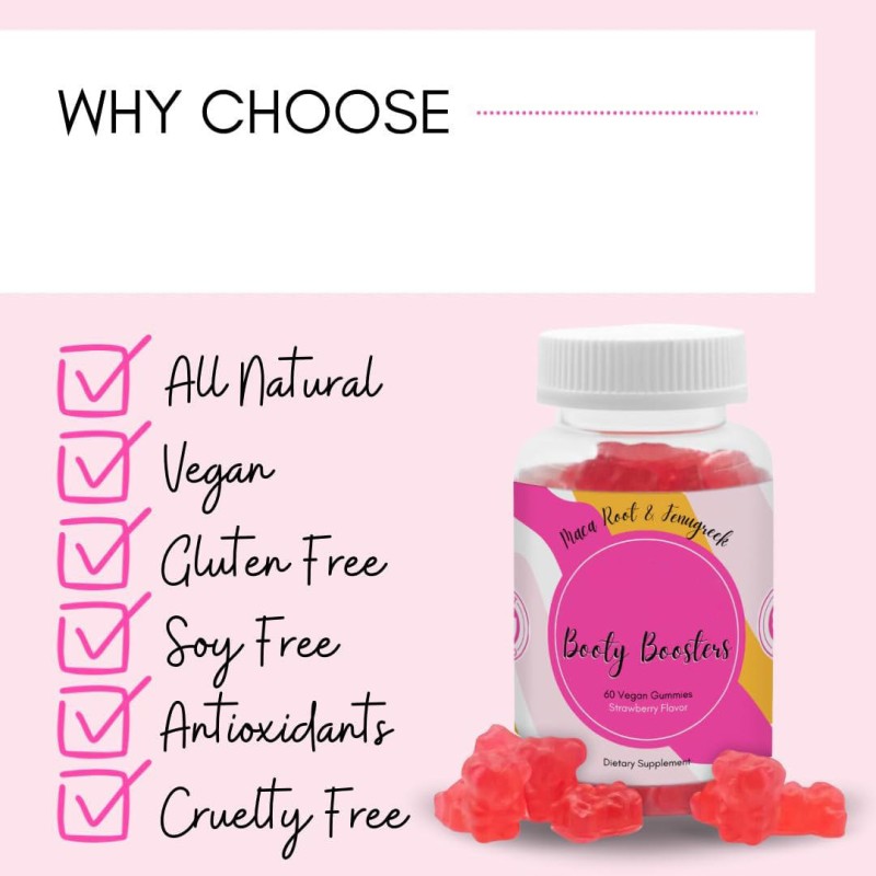 Premium Buttock Enhancement Gummies - OEM ODM Booty Boosting Supplement