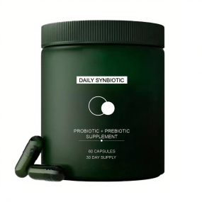Synbiotic 2-in-1 Probiotic and Prebiotic Capsules for Immune Support and Skin Health 60 Caps OEM OBM Factory Supply