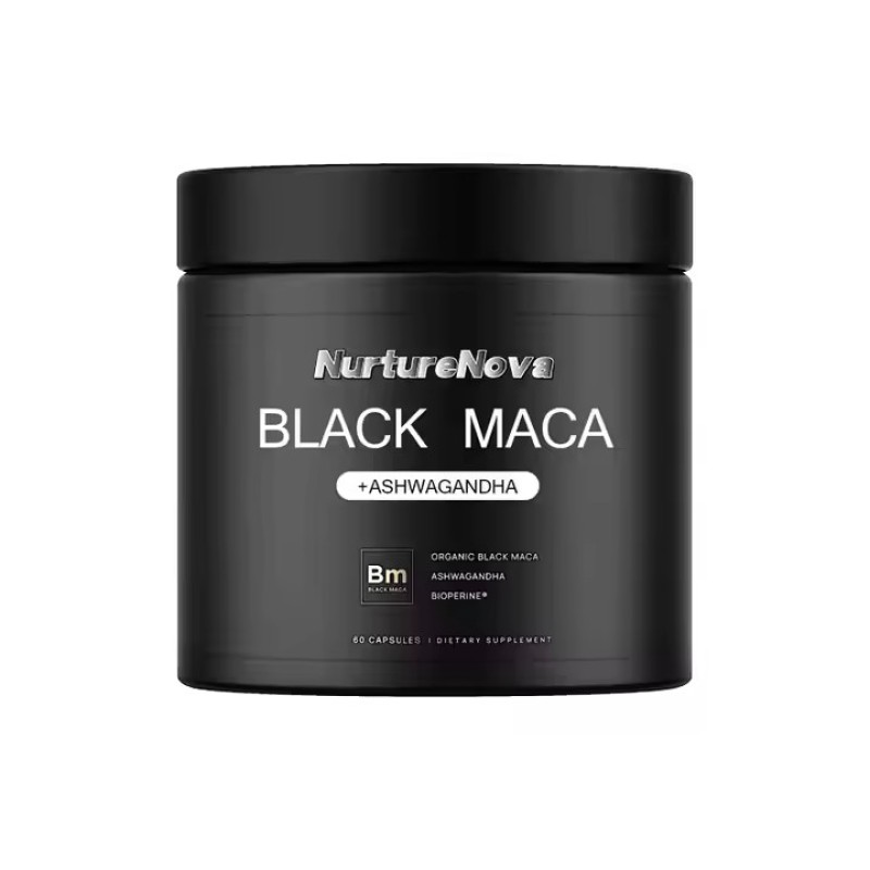 OEM Maca Root&Ashwagandha Supplement Capsules Support for Stress Relieve Energy&mood Male Enhancement Supplement