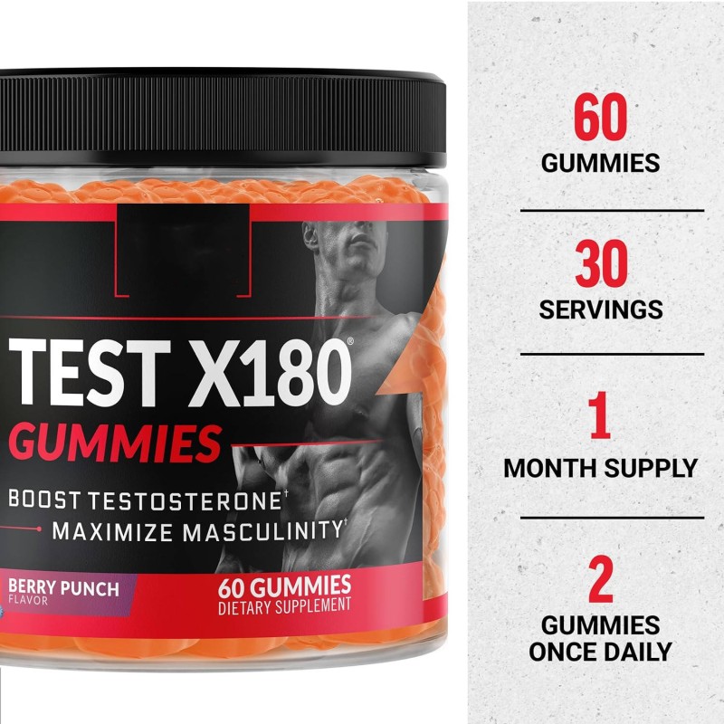 OEM Men's Fitness Supplement Maca Testo Gummies - Hot Sale Gummy Candy