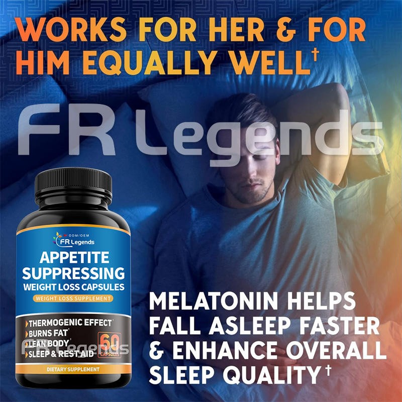 Private Label L-Theanine Capsules for Fast Slimming and Appetite Control Natural Weight Loss Healthcare Supplement