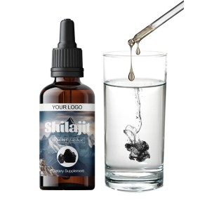 Himalayan Shilajit Liquid Drops with Adaptogen Blend - Ginseng & Ashwagandha Natural Mineral Supplement for Energy & Vitality