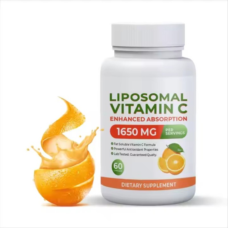 High Absorption Antioxidant Liposomal Vitamin C Capsules Private Label Healthcare Supplement Fat Soluble VIT C