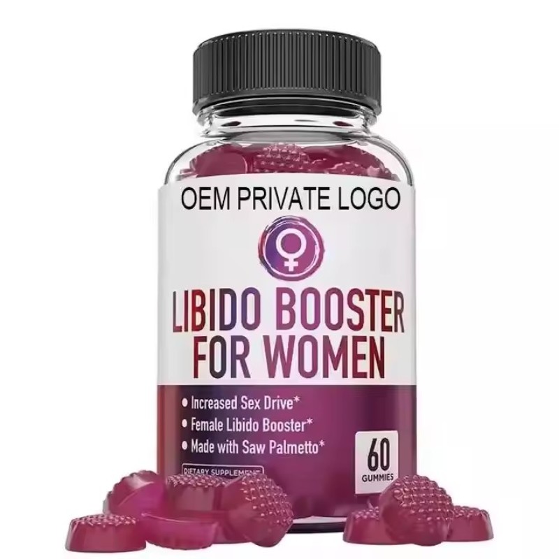 Private Label Libido Booster Gummies for Men Women Gummy With Saw Palmetto Natural Female Libido Booster Herb Gummies