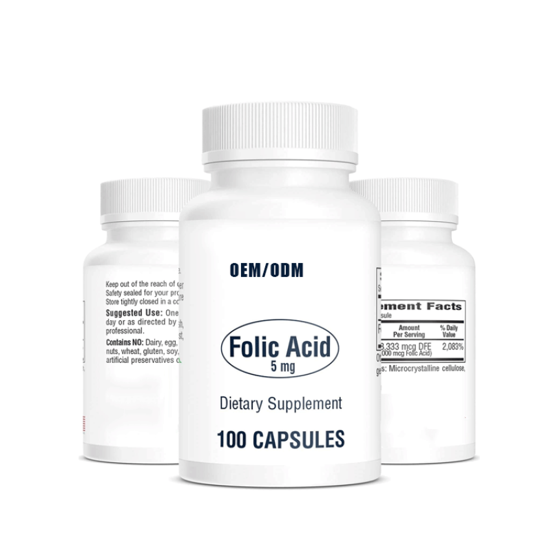 GMP Certification, Folic Acid Capsules, for Pregnant Women, Accurate Nutrition Replenishment During Pregnancy