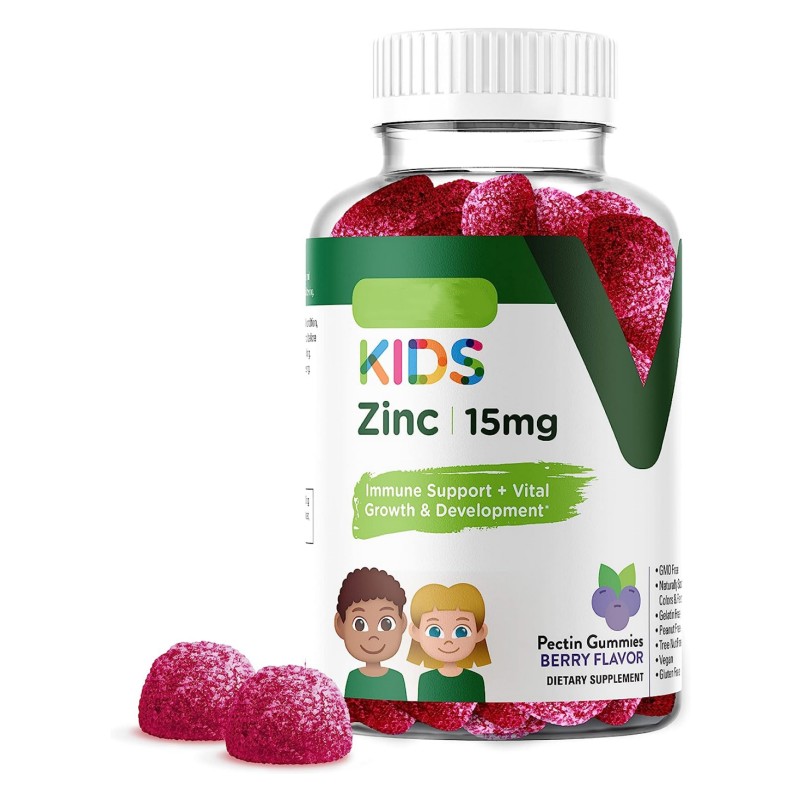 OEM Private Label Zinc Gummy 15mg - Immune Support Supplement for Kids - Multiple Flavors