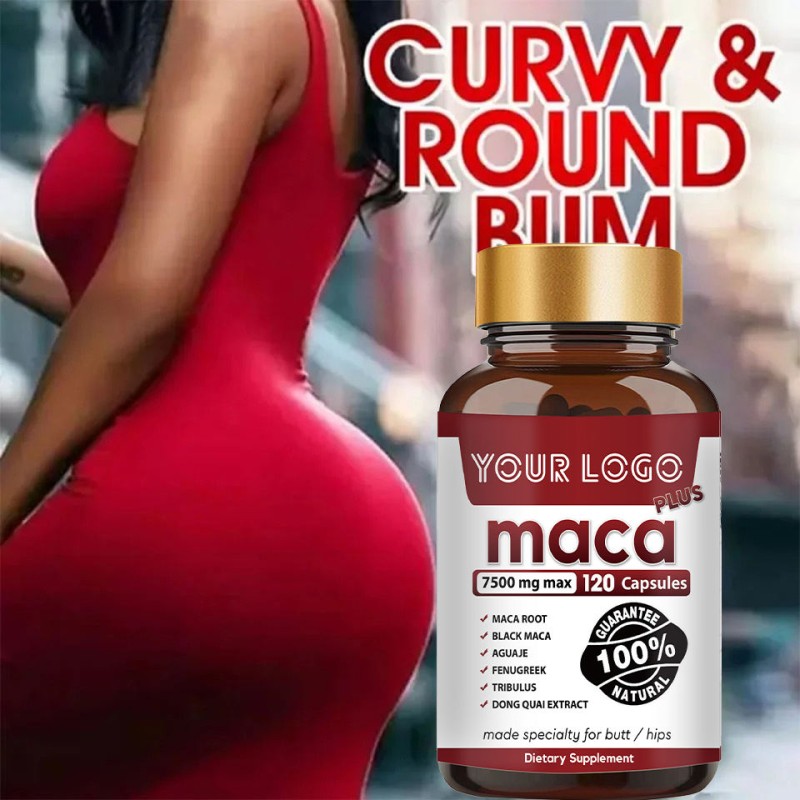 Maca Plus Curves Extreme Supplements Maca , Butt & Hips Enhancement, Boosts Energy & Muscle Tone