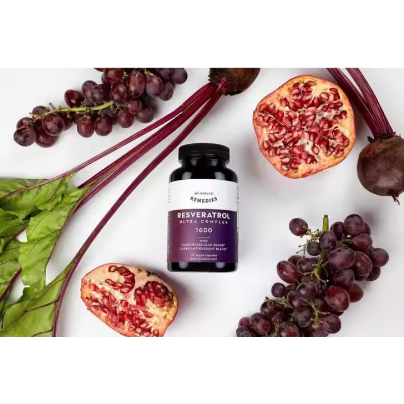 Wholesale High Purity Natural Herbal Supplement Trans Resveratrol Grape Seed Extract Resveratrol Capsules