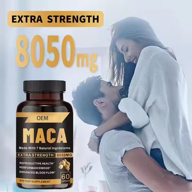 OEM/ODM Natural Maca Root Extract Softgel Capsules Immune Support Supplement for Adults