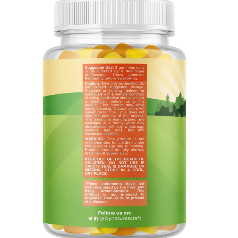 OEM Premium Vegan DHA Gummies with Pure Vitamin C for Kids - Supports Brain and Joint Health