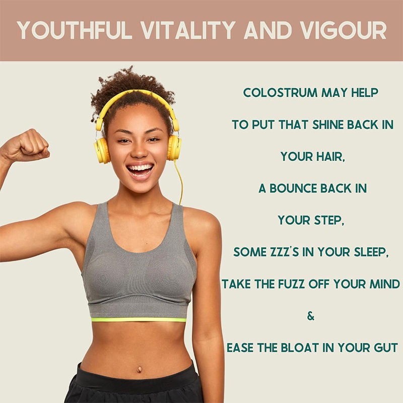 High Potency IgG Colostrum Capsules - Boost Immune & Digestive Health