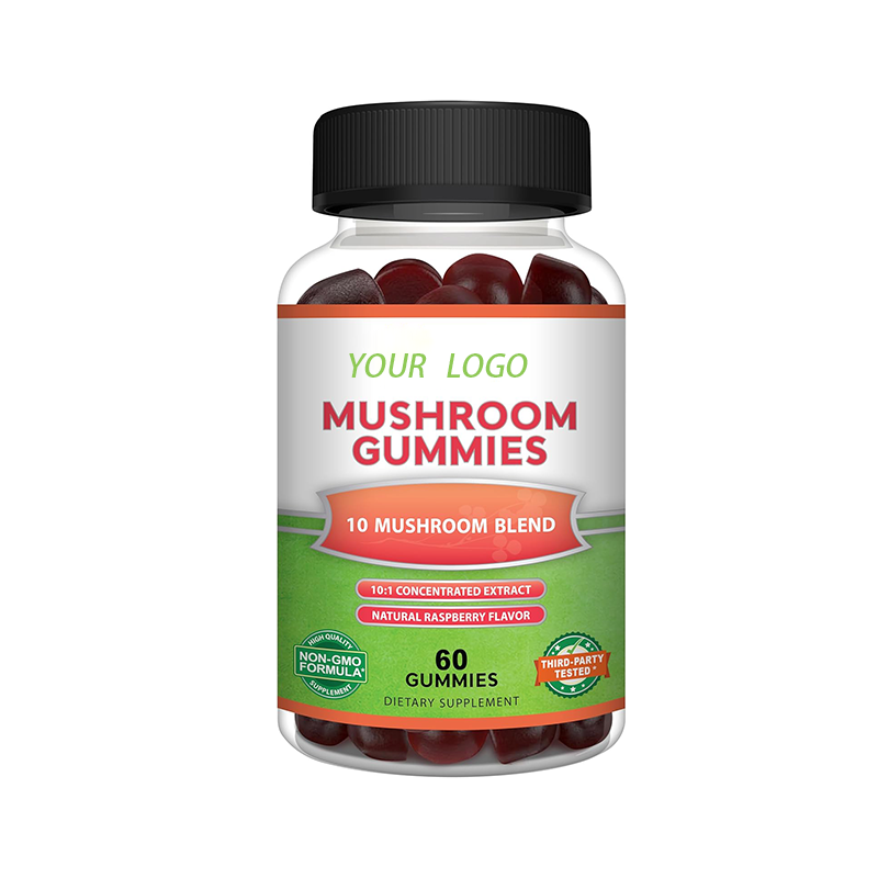 Delicious Super Mushroom Daily Gummies  Immune Support & Brain Booster with Vitamins for Men Women