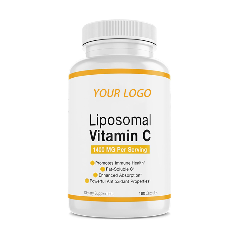 Adult Liposomal Vitamin C Supplements - Immune-Boosting Herbal Dietary Capsules for Wellness