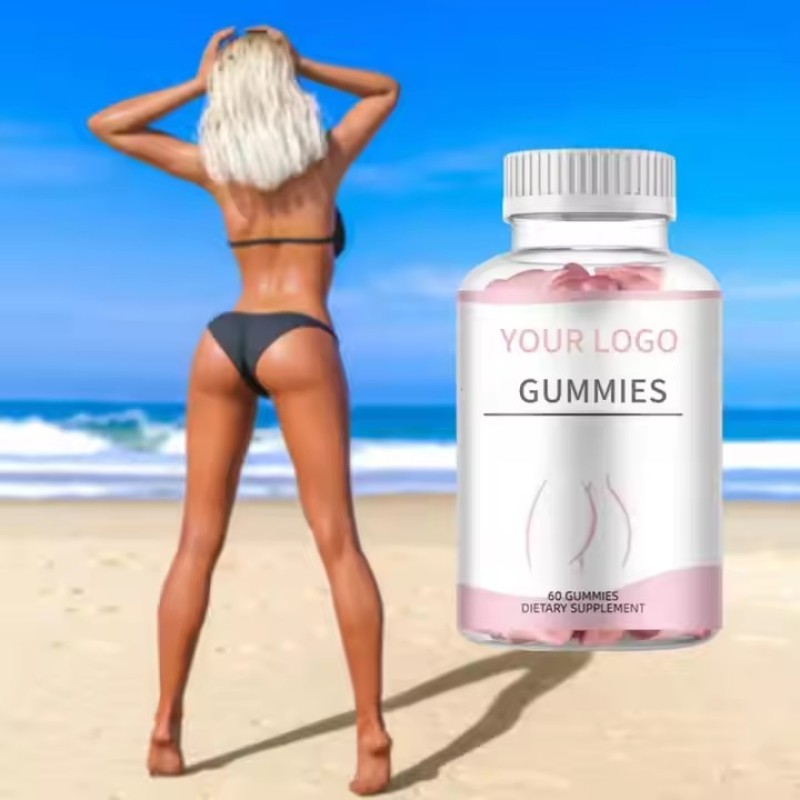 Women BBL Increase Dimension Butt Gummies Beautiful Curve Growth Bigger Buttock Gummy Candy BBL