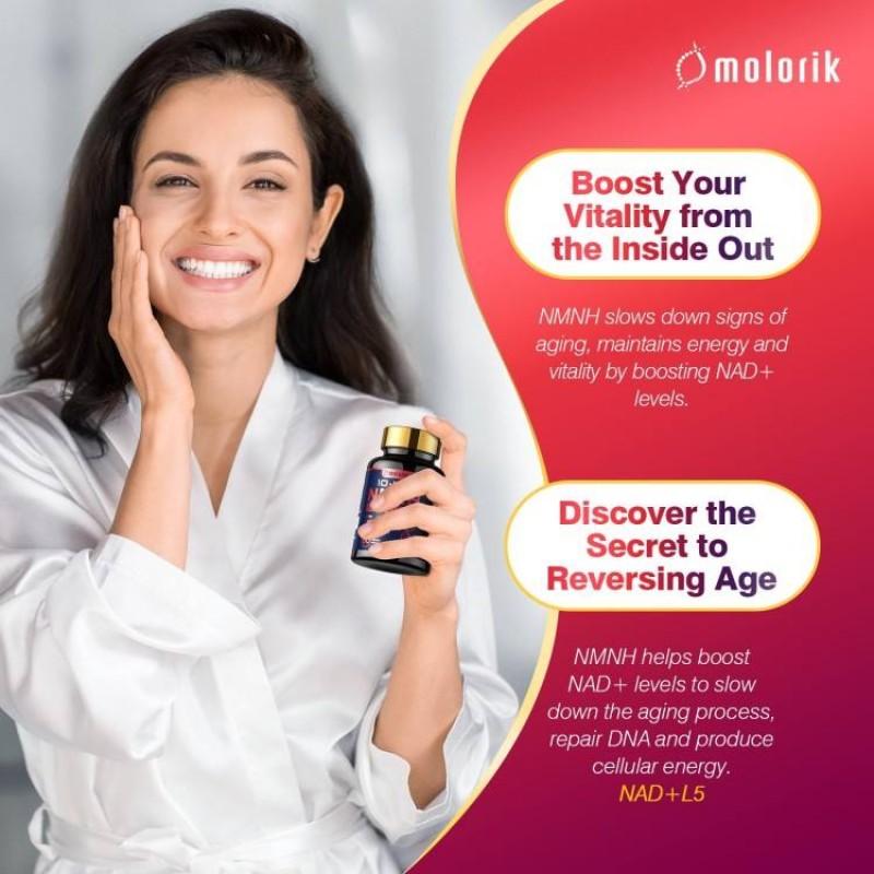 Pure Food-Grade NMNH Powder - Boosts NAD+ Levels, Supports Anti-Aging & DNA Repair, High Purity Formula