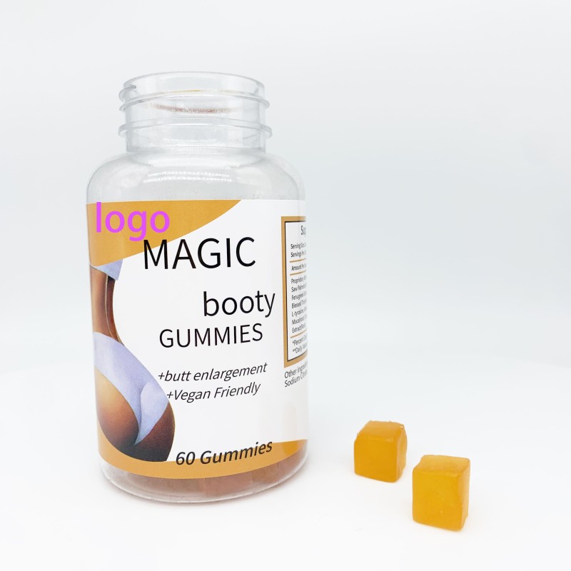 Private Label Booty Booster Gummies Natural Herbal Extracts for Hip and Breast Enhancement Beauty Pills Powder for Teenagers