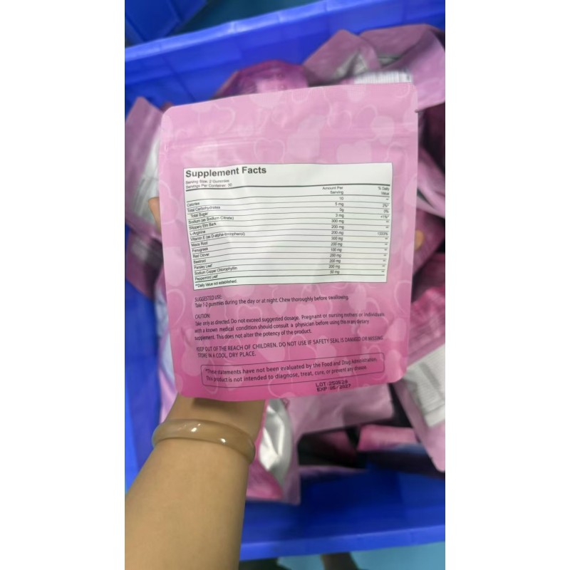 Wholesale Customized Dietary Fiber Pheromone Gummies - Soft Chew Supplement for Adults