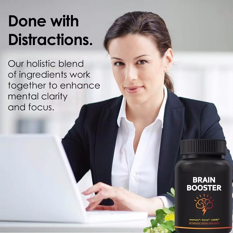Manufacturers Wholesale Brain Health Focus Supplements Effective Capsules for Adults' Health Not for Pregnant Women