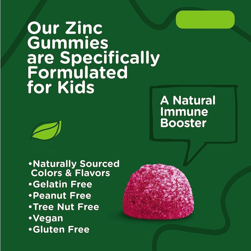OEM Private Label Zinc Gummy 15mg - Immune Support Supplement for Kids - Multiple Flavors