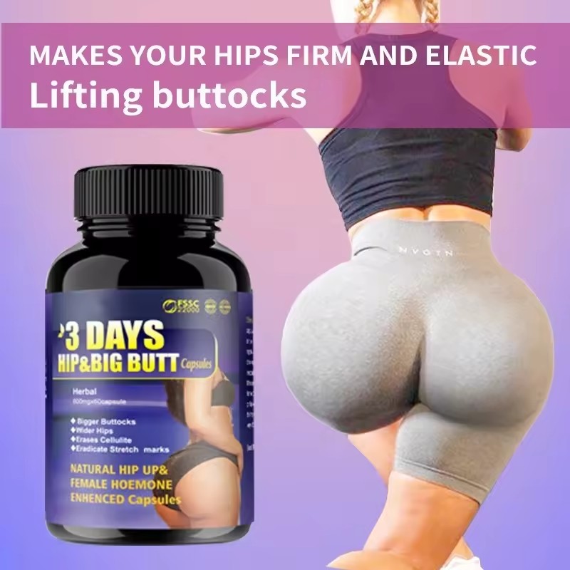 Herbal Hip & Booty Support Capsules - Natural Curve Enhancement Formula