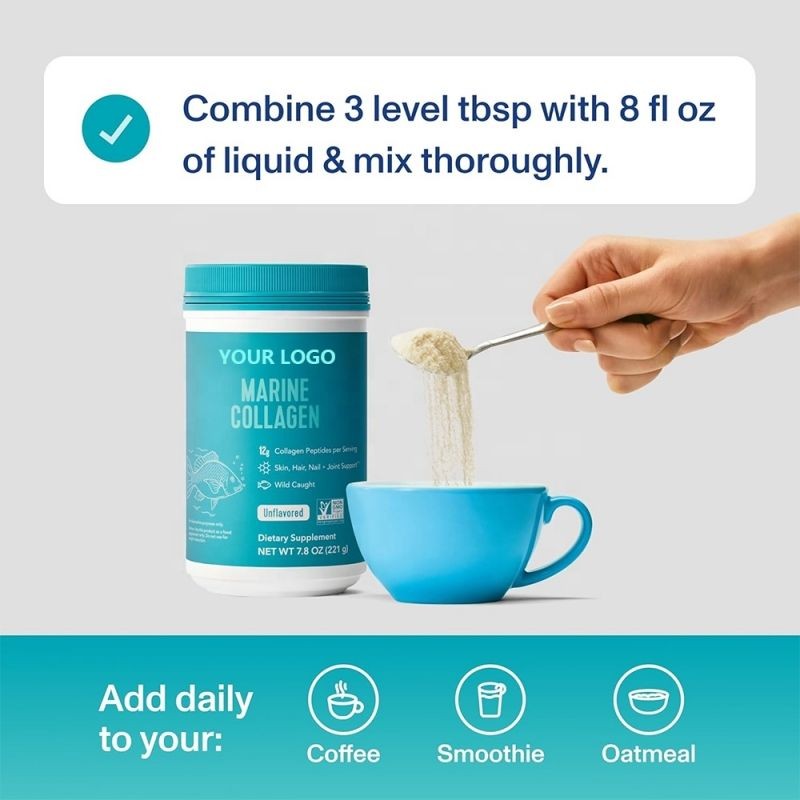 Vital Proteins Marine Collagen Peptides Powder with Hyaluronic Acid & Vitamin C - 12g Per Serving