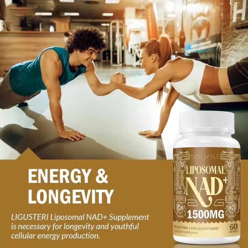 1000 mg NAD + Liposomal Pure and Adult Absorption 60 Capsules Anti-aging and Improve Immunity Improve Metabolic