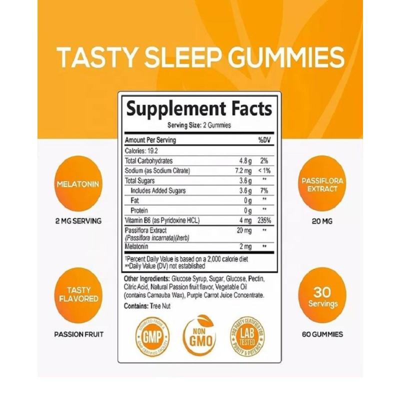 OEM Melatonin Gummy Bear Sleep Supplement Hot-Selling Vegetarian Food Vitamins for Teenagers Not for Newborns