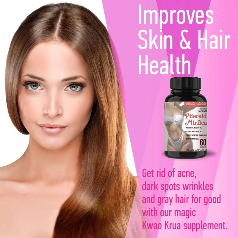 Pueraria Mirifica Breast Enlargement Capsules | Natural Estrogen Supplement for Women | Breast Enhancement & Menopausal Relief