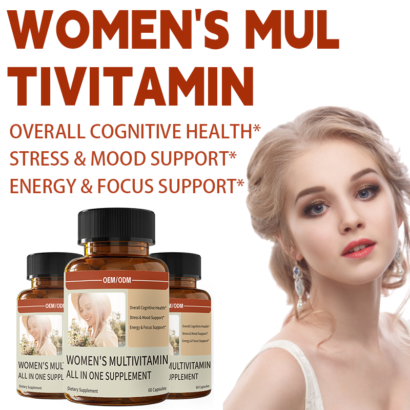 OEM Multivitamin Supplement for Women Manufacturer - Improve Energy Focus and Mood Multivitamin Capsules with Custom Formula