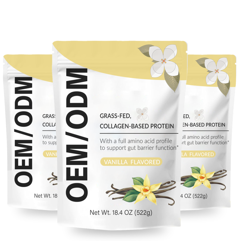 OEM Whey Protein Powder Healthcare Supplement Factory - Naturally Flavored Vanilla Customize Flavors Private Logo