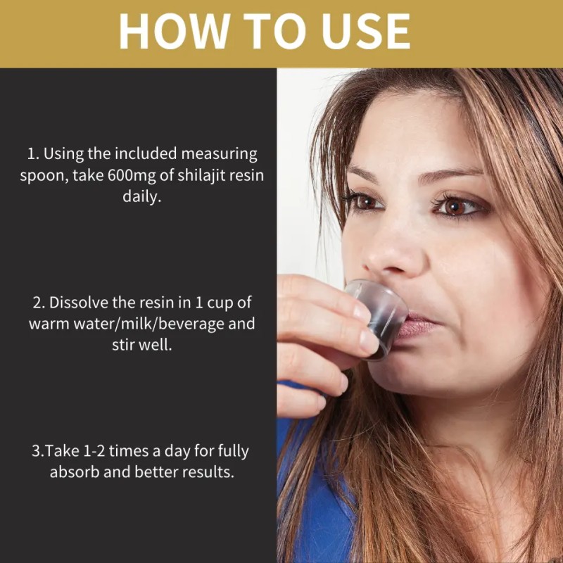 Source Factory for Gold Grade Shilajit Resin 30g - Pure Natural Liquid 600mg Per Serving Pur Himalayan Sticky Resin