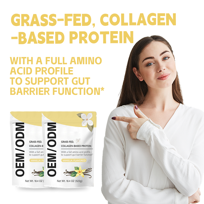 OEM Whey Protein Powder Healthcare Supplement Factory - Naturally Flavored Vanilla Customize Flavors Private Logo