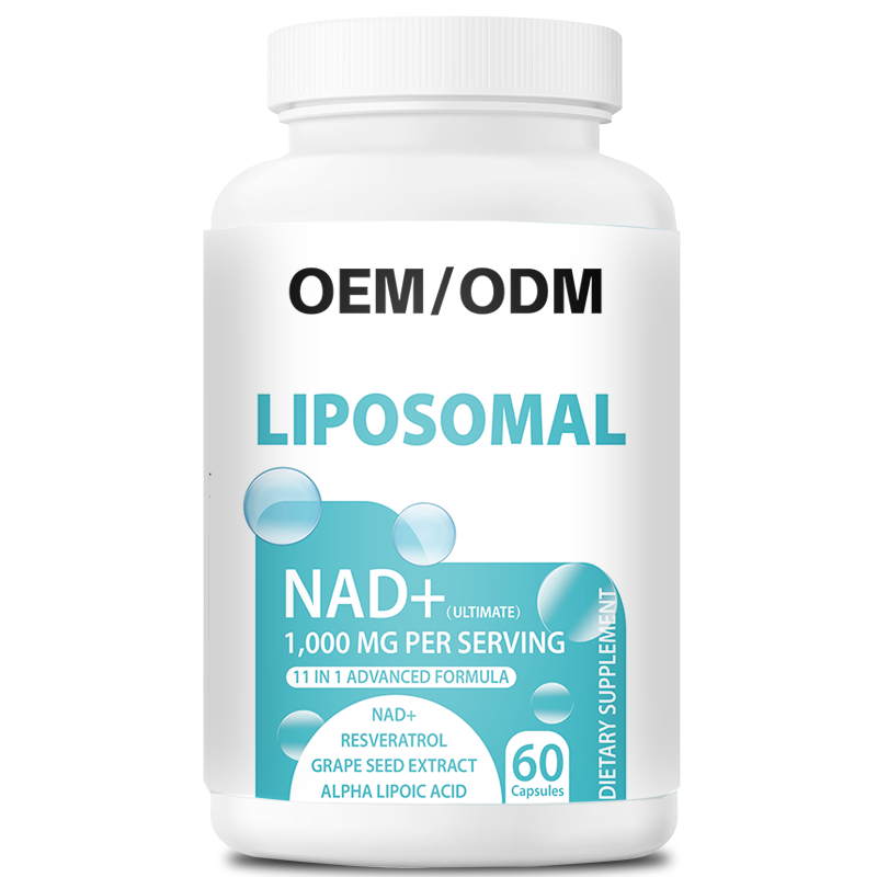 OEM High-Potency Liposomal NAD+ 1000mg Capsule Manufacturer - Liposomal NAD+ Dietary Supplement Max Absorption Healthcare