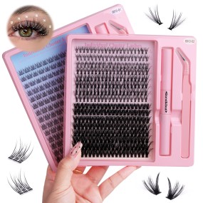 Cluster Lashes Wholesale Factory - 168pcs 320pcs Private Label DIY