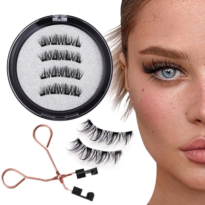Quantum Magnetic Eyelash Supplier - Waterproof Sweatproof Natural