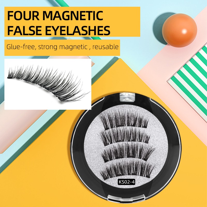Magnetic Eyelashes Supplier - 6 Pairs Faux Mink 10mm-15mm 3D