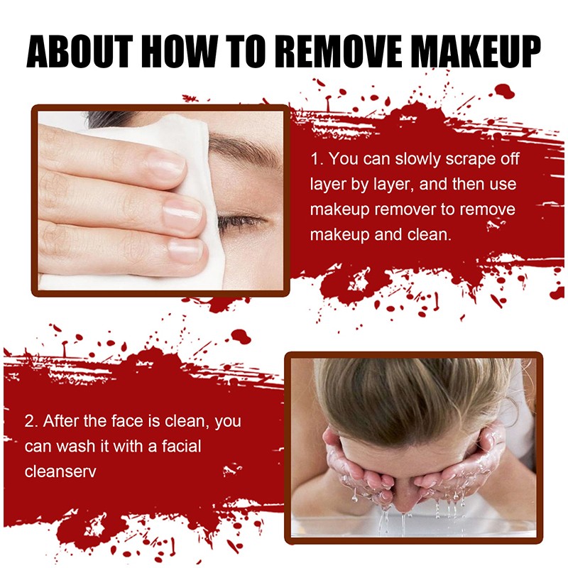 Halloween Makeup Set Supplier - Face Body Painting Fake Wound