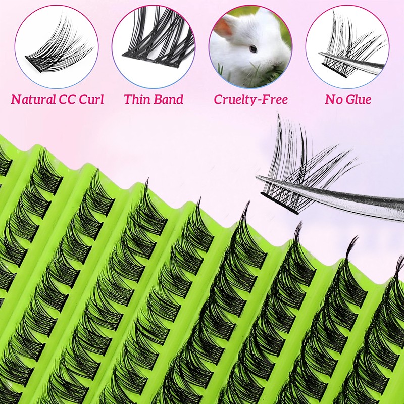 DIY Lash Extensions Supplier - 8-16mm Natural Soft Fluffy D Curl