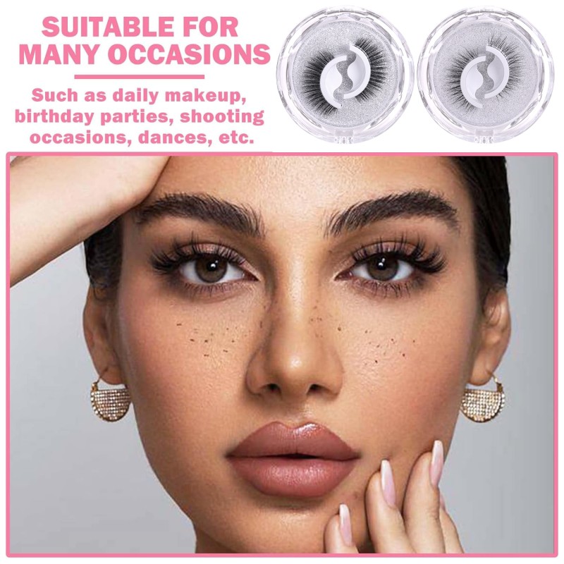 Self Adhesive Lashes Supplier - Custom Logo Cruelty Free Reusable