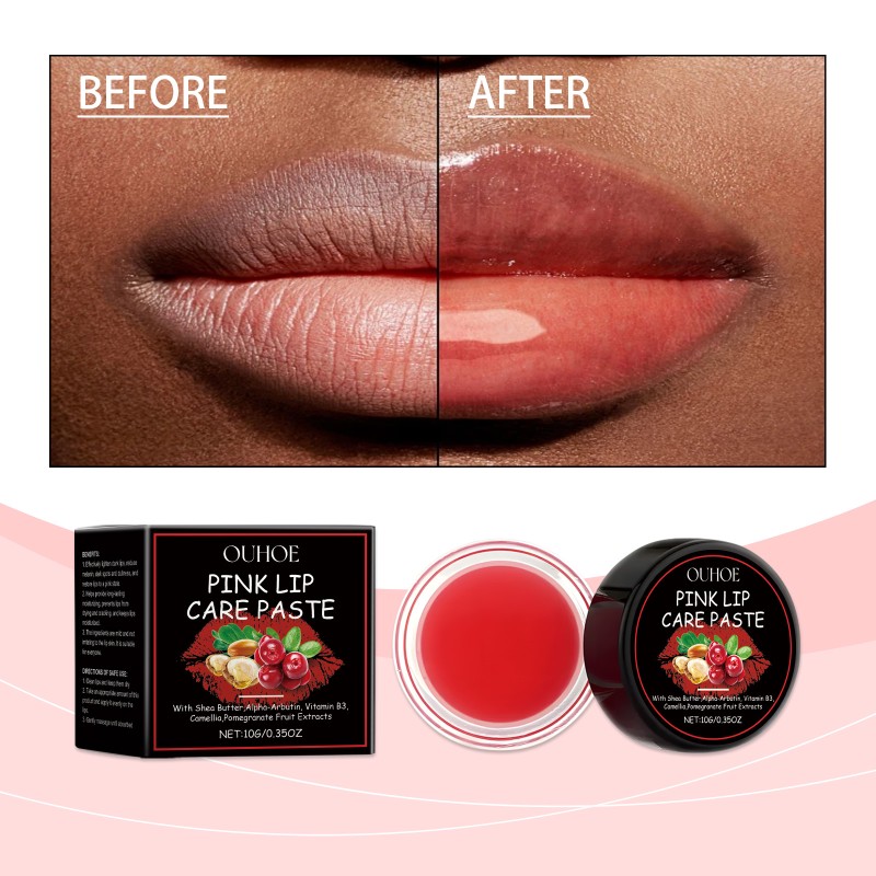 Exfoliating Lip Balm Supplier - Pink Lightening Alpha-Arbutin Dark
