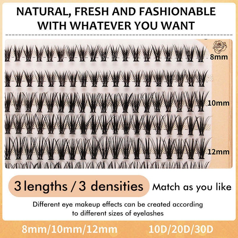 Handmade Grafting Eyelash Supplier - Super Fluffy Thick Cluster